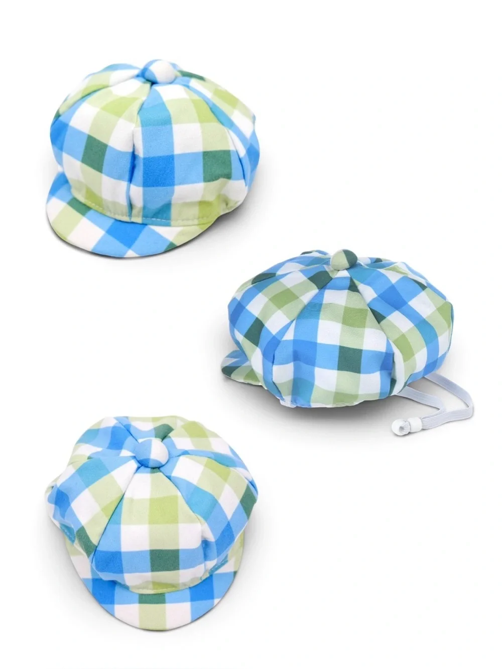 Vibrant Life Plaid Newsboy Hat